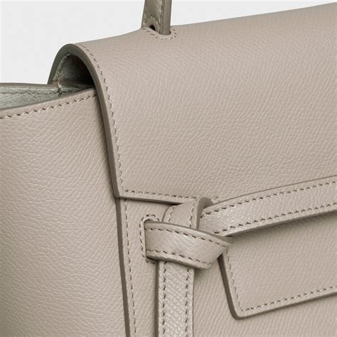 Nano Belt bag in grained calfskin 